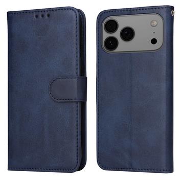 iPhone 17 Pro Max Wallet Case with Stand - Blue