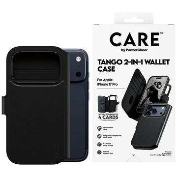 iPhone 17 Pro PanzerGlass Care Tango 2-in-1 Wallet Case - MagSafe Compatible - Black
