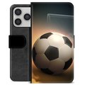 iPhone 17 Pro Premijum Futrola-Novčanik - Fudbal