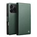iPhone 17 Pro Qialino 2-in-1 Detachable Wallet Leather Case - MagSafe Compatible - Green