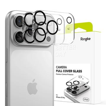 iPhone 17 Pro Ringke Full Cover Camera Lens Protector - 2 Pcs. - Black / Clear