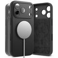 iPhone 17 Pro Ringke Liquid Silicone MagSafe Maska - Crna