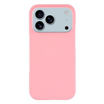 iPhone 17 Pro Gumirana Plastična Zaštitna Maska - Pink