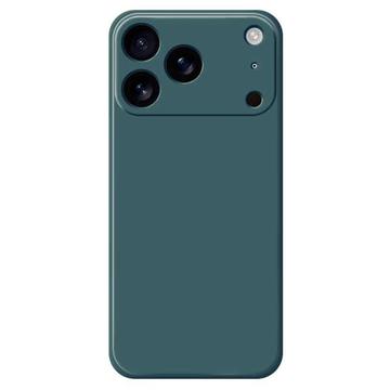 iPhone 17 Pro Shockproof Silicone Case - Blackish Green