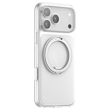 iPhone 17 Pro Torras O Fitness Case with 360 Kickstand - MagSafe Compatible - Transparent