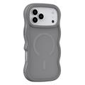 iPhone 17 Pro Wave-Edge Magnetic Hybrid Case - Grey