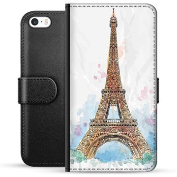 iPhone 5/5S/SE Premijum Futrola-Novčanik - Pariz