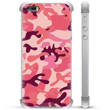 iPhone 5/5S/SE Hibridna Maska - Pink Kamuflaža