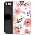 iPhone 6 / 6S Premijum Futrola-Novčanik - Pink Flowers