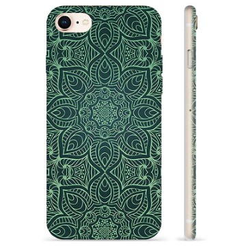 iPhone 7/8/SE (2020)/SE (2022) TPU Maska - Zelena Mandala