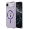 iPhone Air Karl Lagerfeld Karl and Choupette Liquid Silicone MagSafe Case - Purple