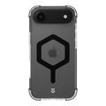 iPhone Air Tactical MagForce Hexagon Case - MagSafe Compatible - Black / Transparent