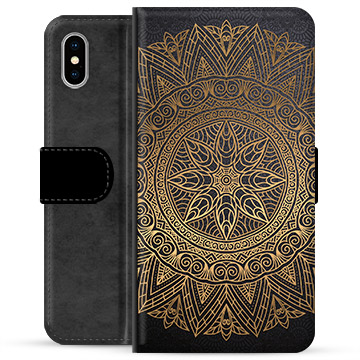iPhone X / iPhone XS Premijum Futrola-Novčanik - Mandala