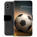 iPhone X / iPhone XS Premijum Futrola-Novčanik - Fudbal