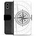iPhone X / iPhone XS Premijum Futrola-Novčanik - Kompas