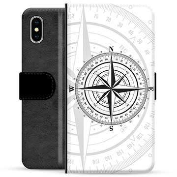 iPhone X / iPhone XS Premijum Futrola-Novčanik - Kompas