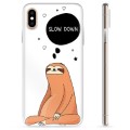 iPhone X / iPhone XS TPU Maska - Slow Down
