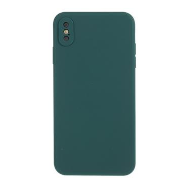 iPhone X/XS Mat TPU Zaštitna Maska - Tamnozelena