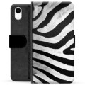 iPhone XR Premijum Futrola-Novčanik - Zebra