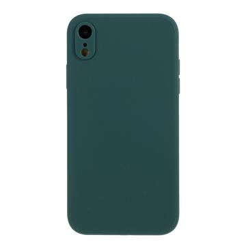 iPhone XR Silikonska Zaštitna Maska - Fleksibilna i Mat - Tamnozelena