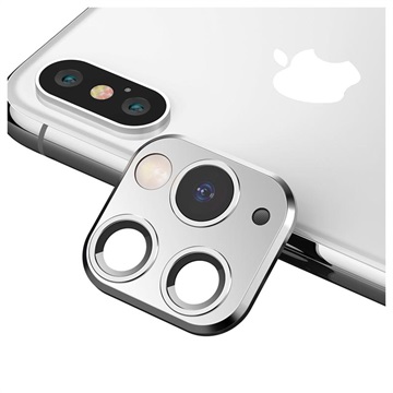 iPhone XS Max Stiker - Lazna Kamera - Srebrni