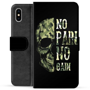 iPhone X / iPhone XS Premijum Futrola-Novčanik - No Pain, No Gain
