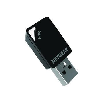 Netgear A6100 AC600 Dual Band WiFi USB Mini Adapter - Crni