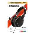 СтеелСериес Арцтис 1 бежичне слушалице - црне