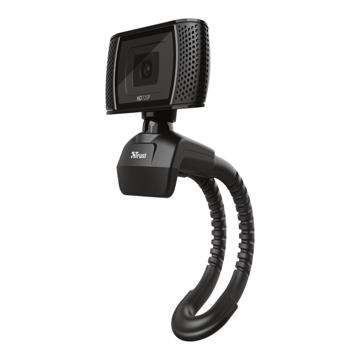 Труст Трино ХД видео веб камера 1280 к 720 веб камера ожичена - црна